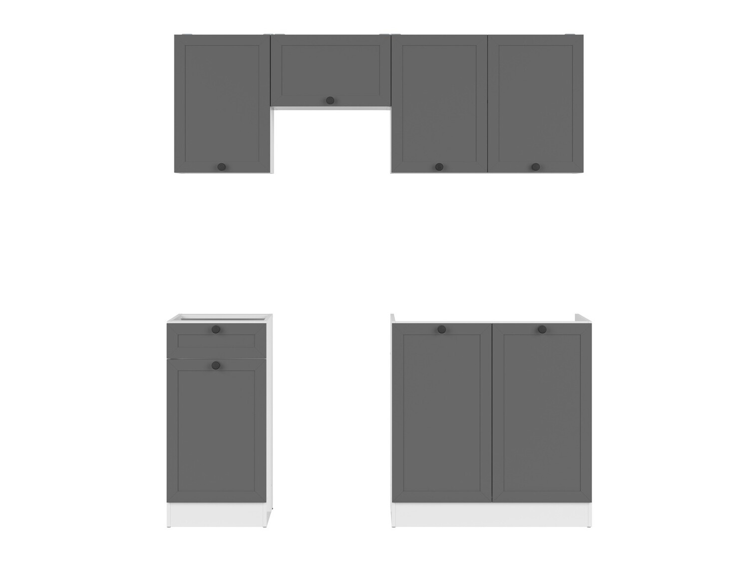 Conjunto de cocina modular Classic Grey 117