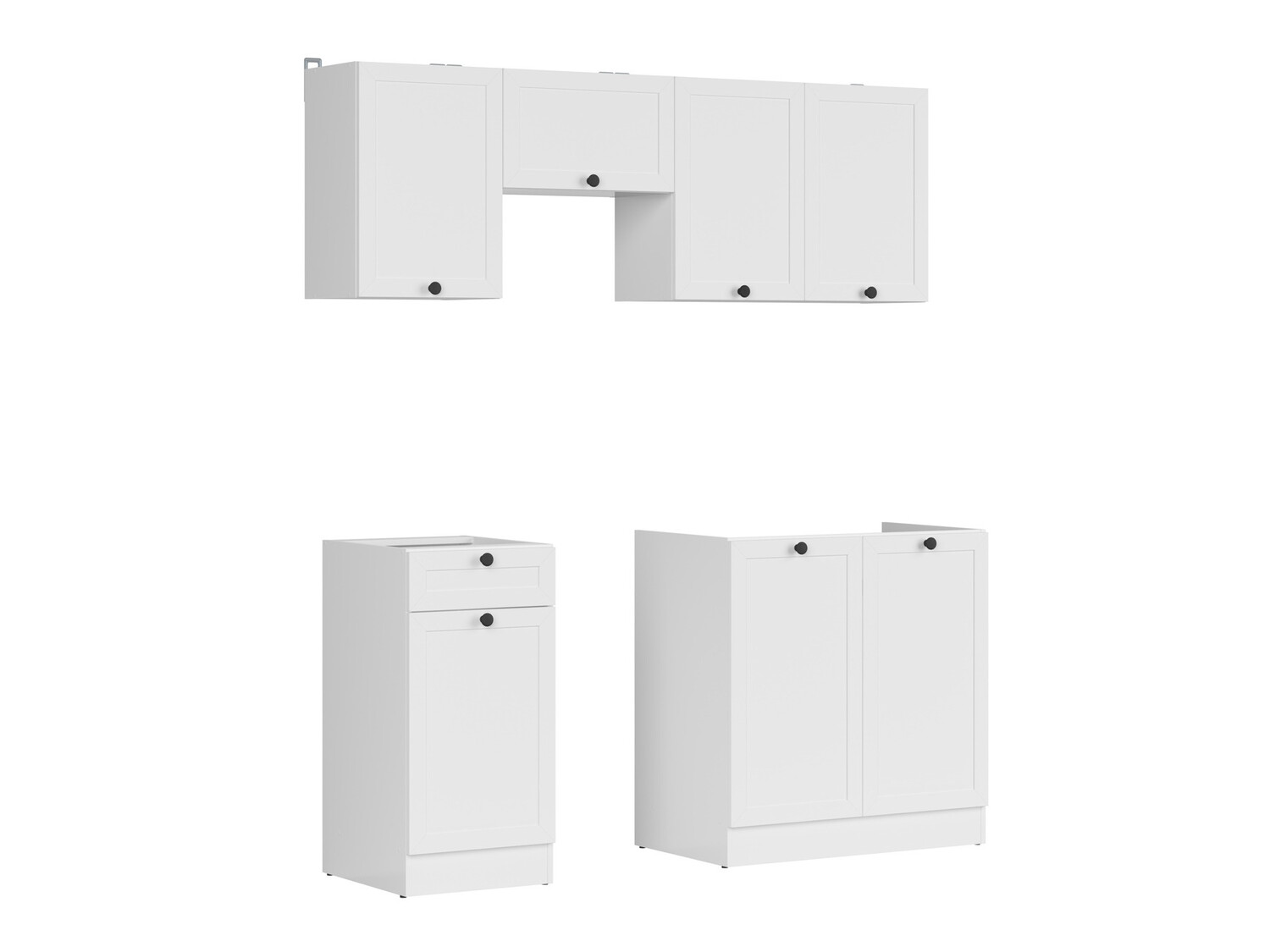 Conjunto de cocina modular Classic White 117