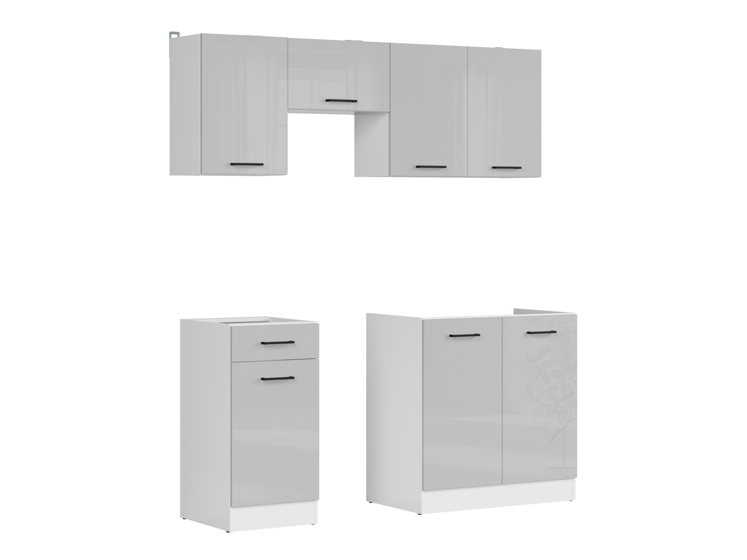 Conjunto de cocina modular Line Grey 117