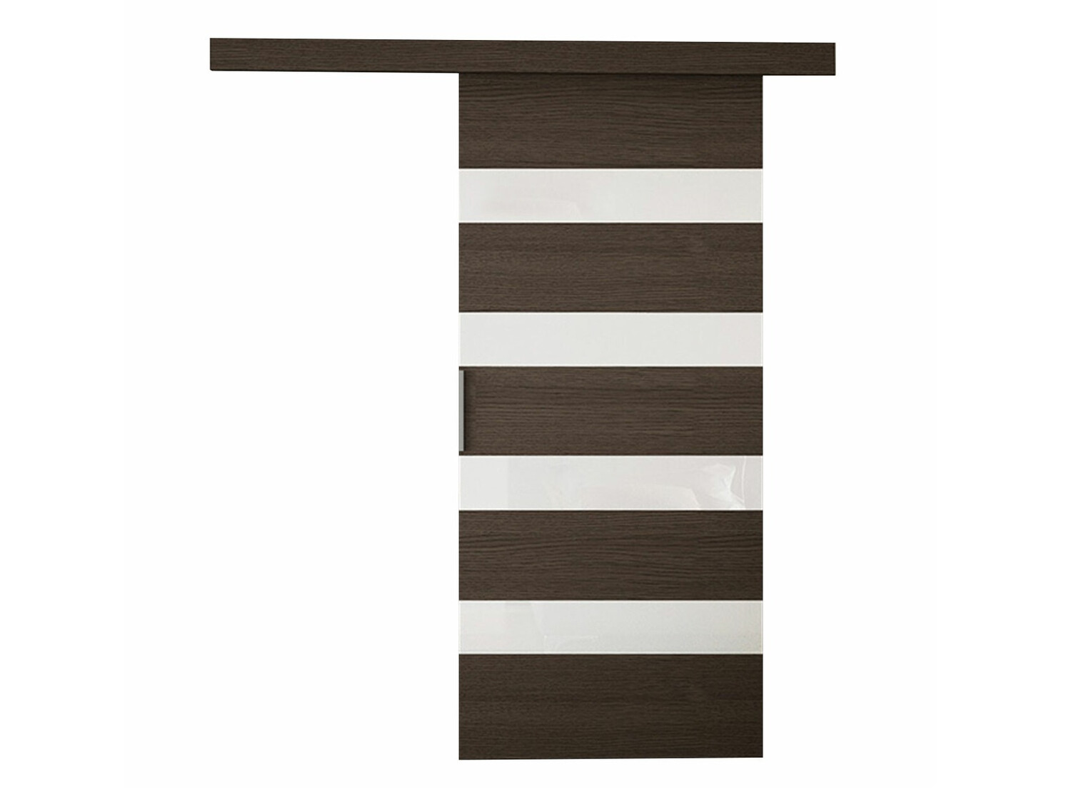 Puerta corredera Closico 173 (Marrón + Blanco)