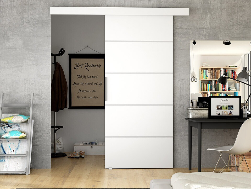 Puerta corredera Closico Materia III (Blanco)