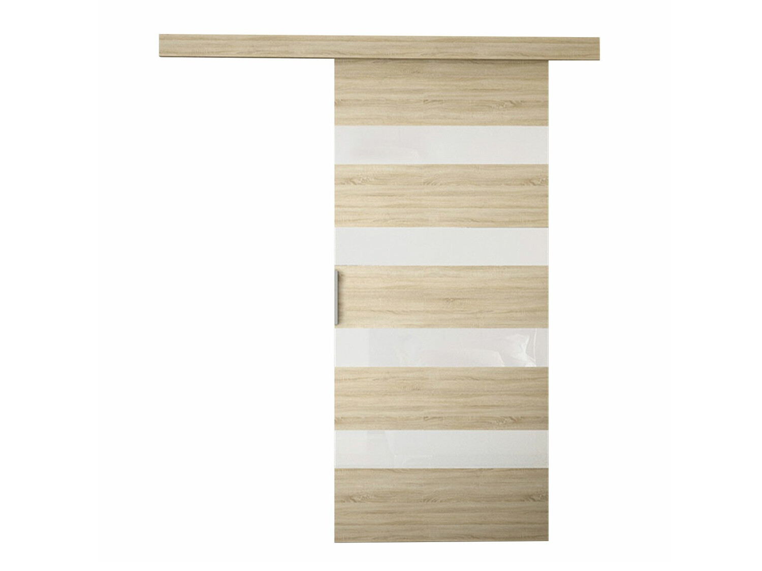 Puerta corredera Closico Portalis V (Roble Sonoma + Blanco)