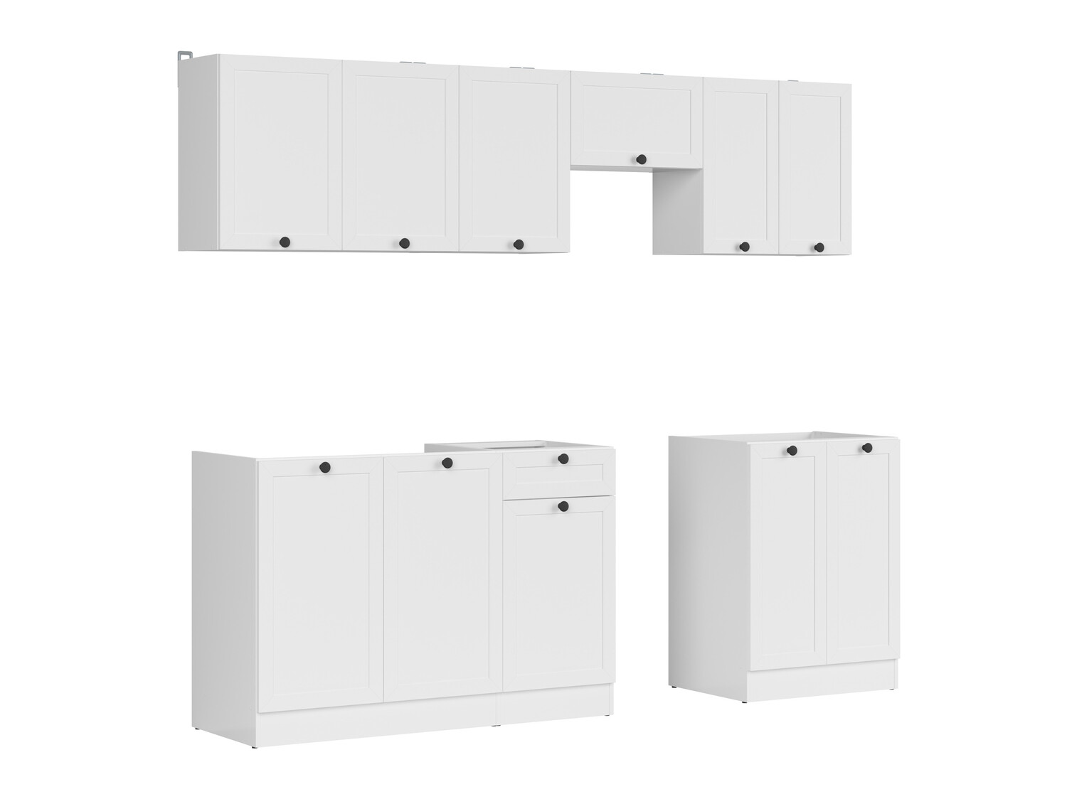 Conjunto de cocina modular Classic White 120