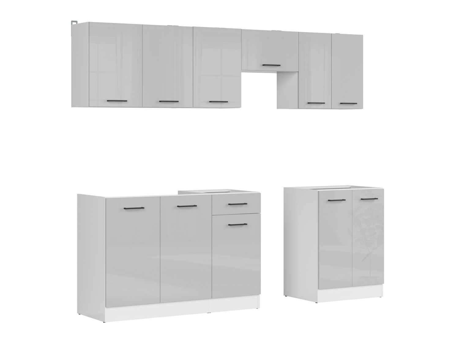 Conjunto de cocina modular Line Grey 119