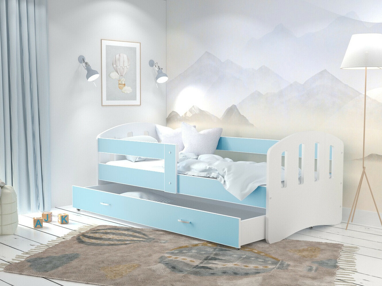 Cama Aurora 133 (Blanco)