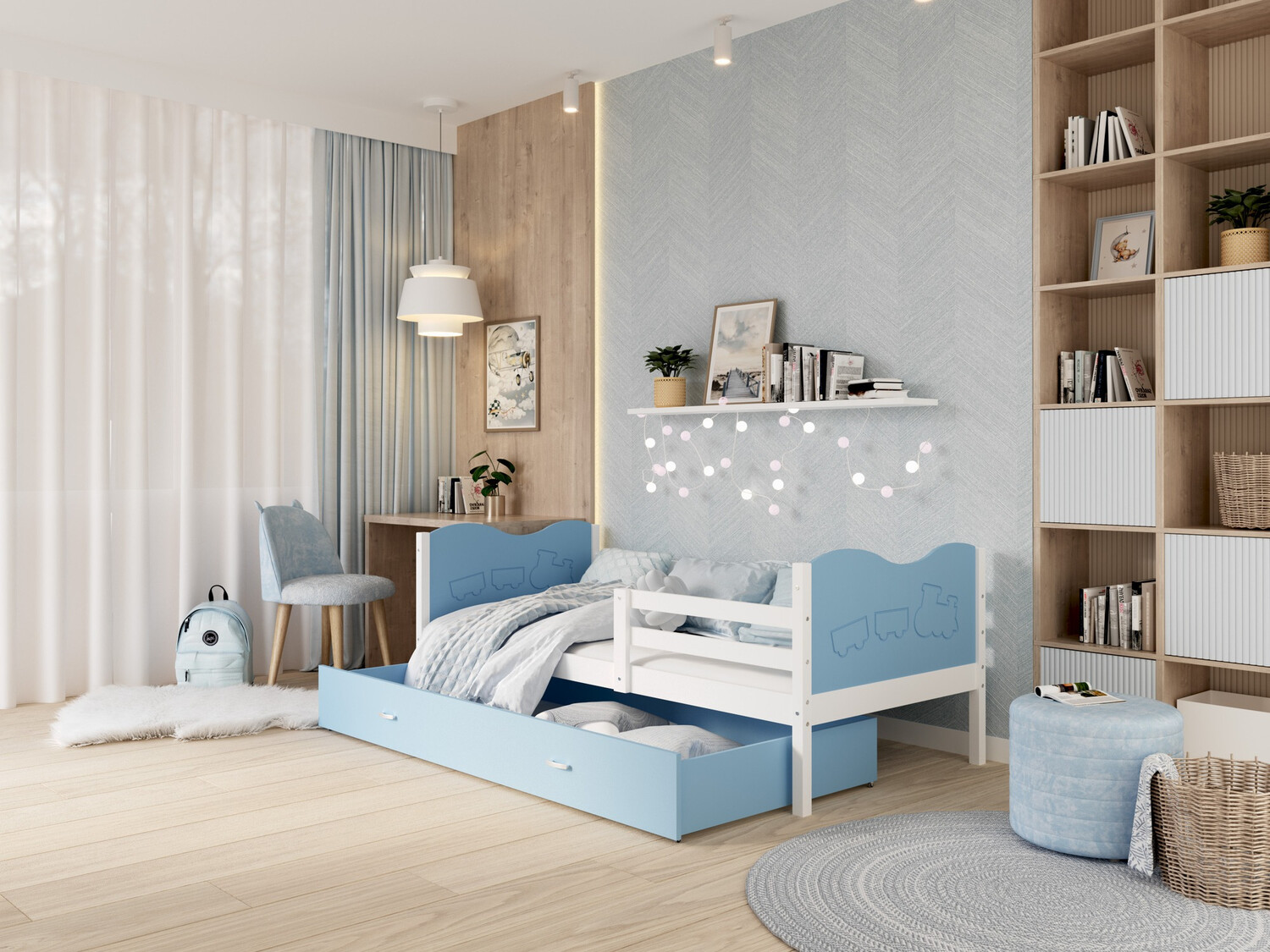 Cama Aurora 162 (Blanco)