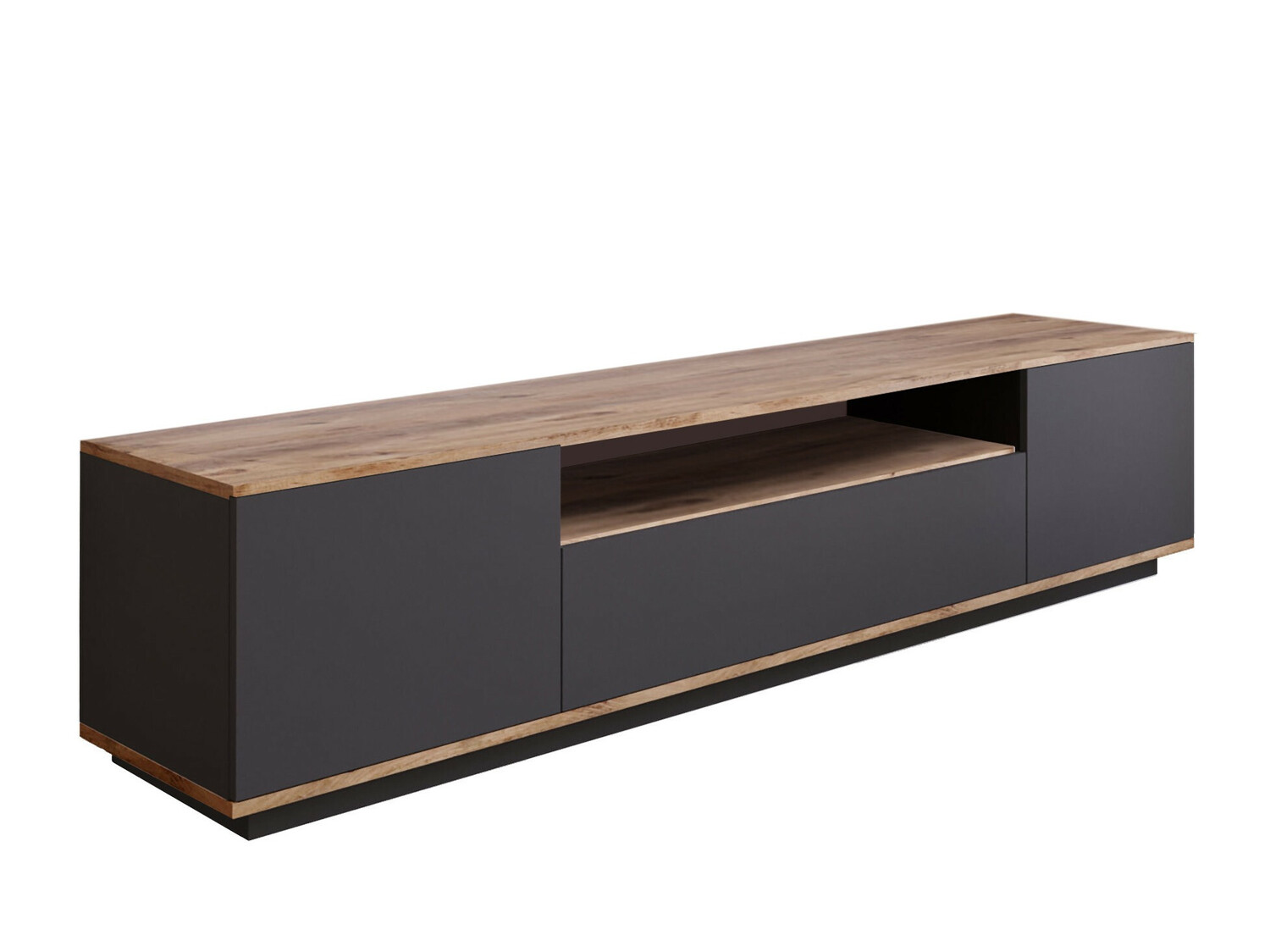 Mueble TV Kailua 105 (Antracita + Pino)