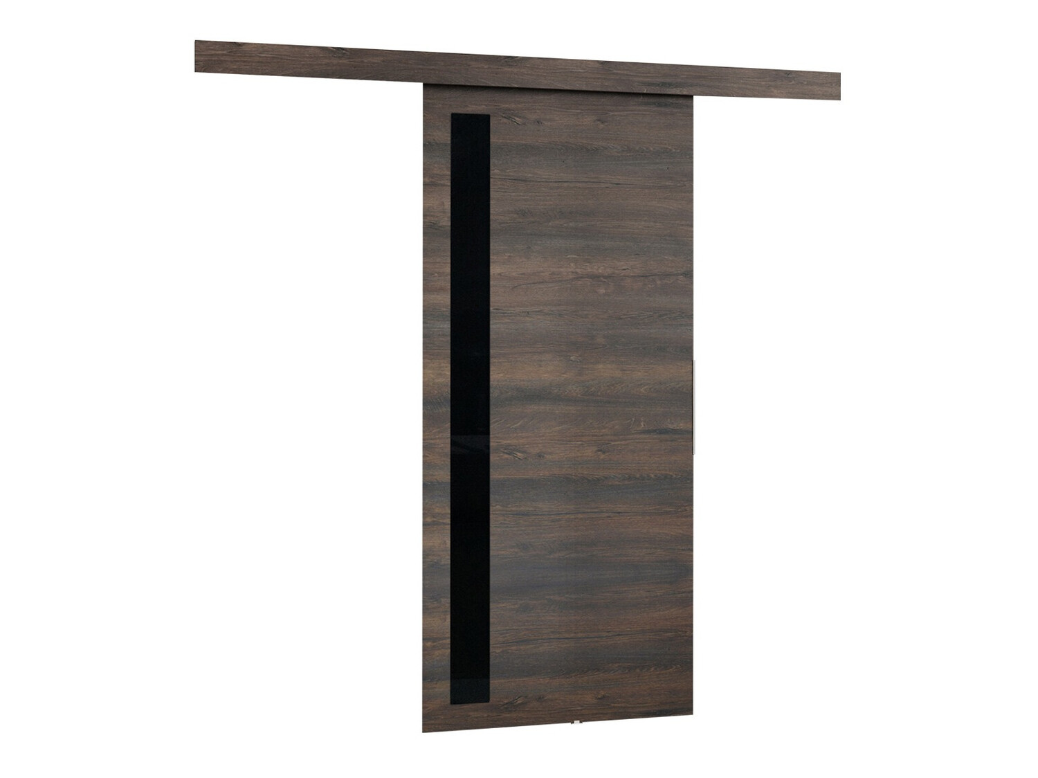 Puerta corredera Dover 126 (Fresno oscuro + Negro)