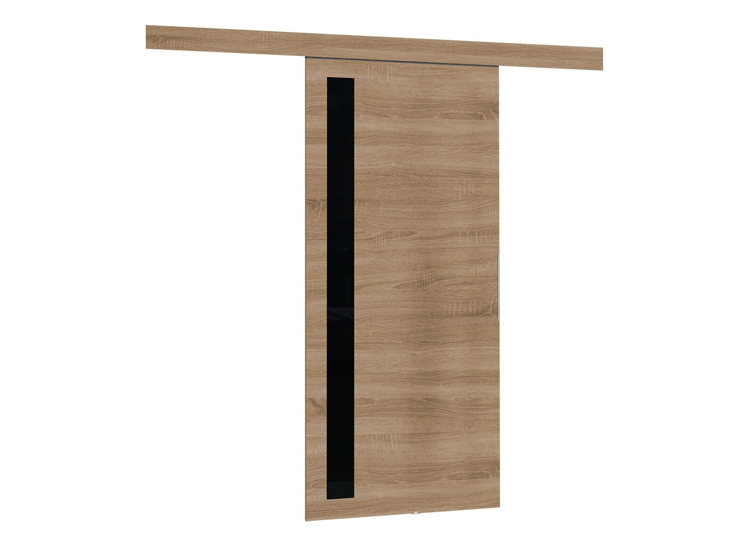 Puerta corredera Dover 126 (Roble Sonoma + Negro)