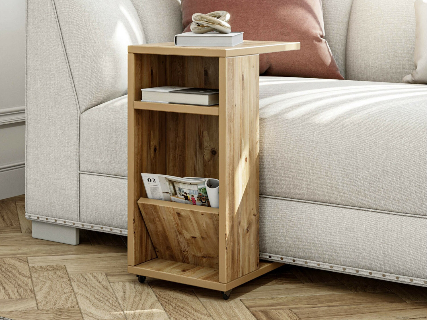 Mesa auxiliar Kailua 107 (Pino)