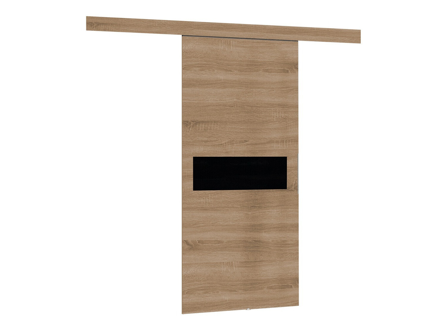 Puerta corredera Dover 127 (Roble Sonoma + Negro)