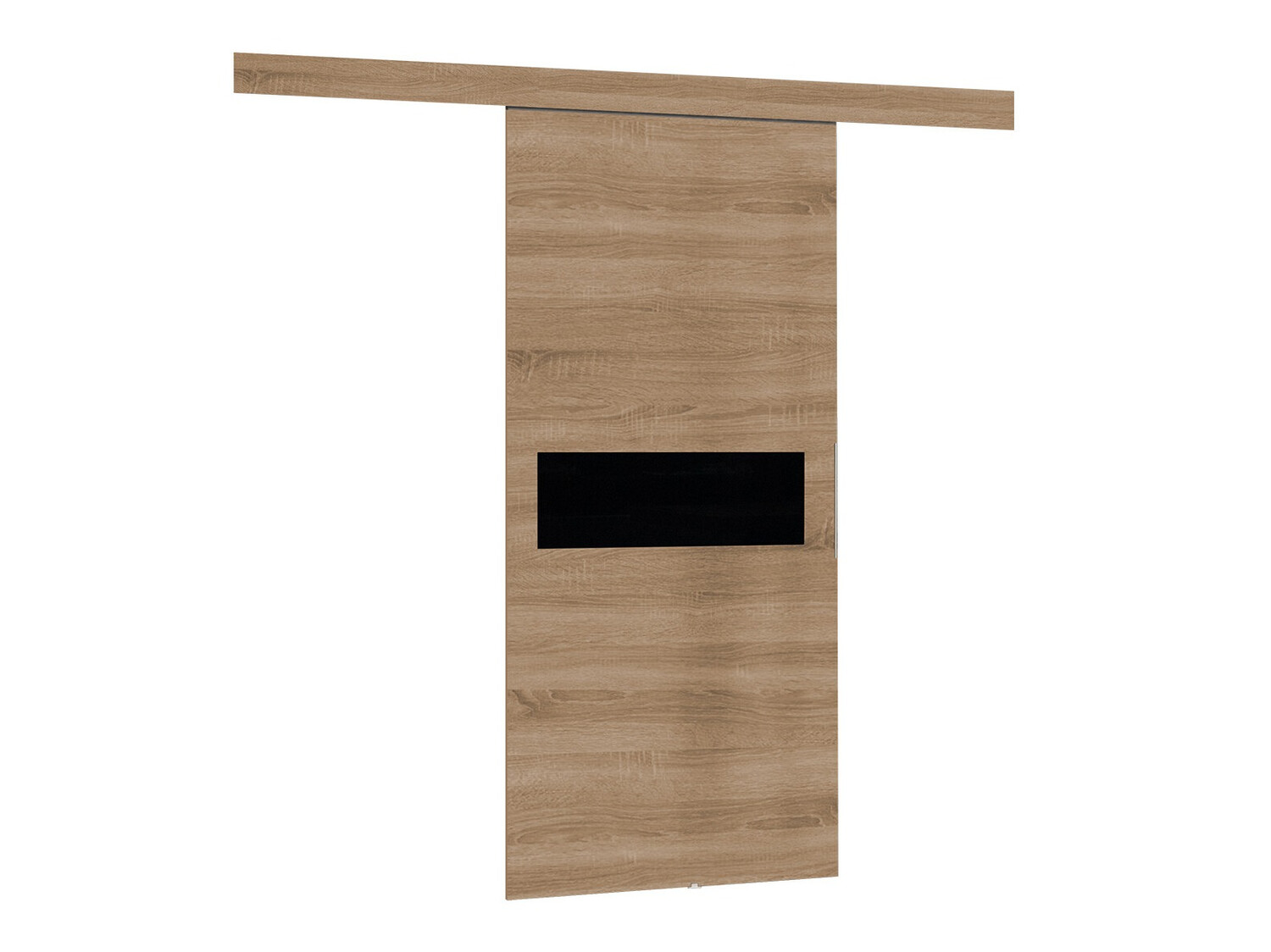 Puerta corredera Dover 134 (Roble Sonoma + Negro)