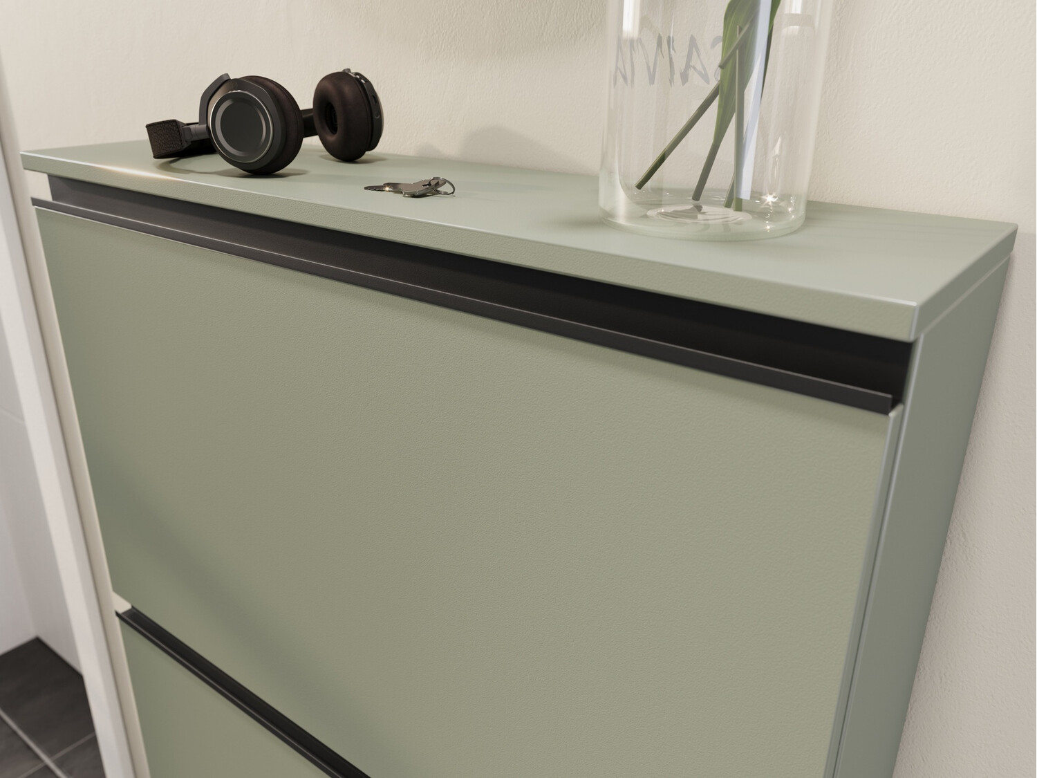 Conjunto de recibidor Sacramento 398 (Verde polvoriento)