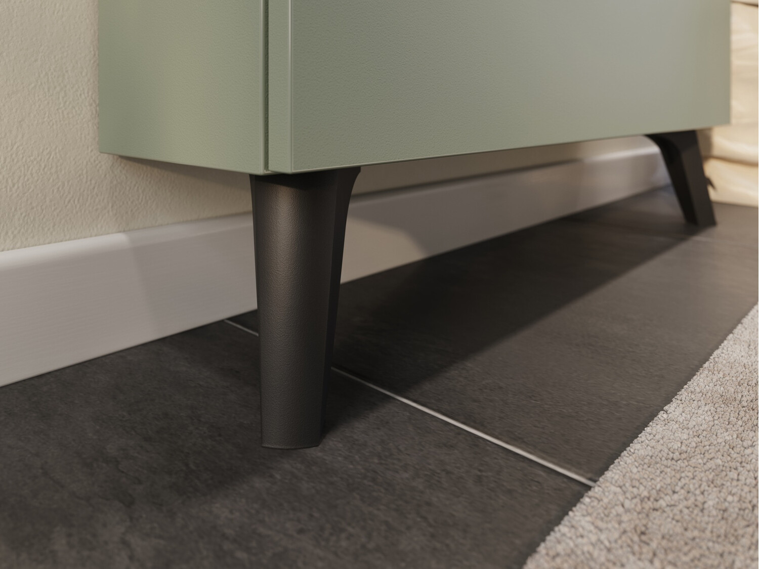 Conjunto de recibidor Sacramento 398 (Verde polvoriento)