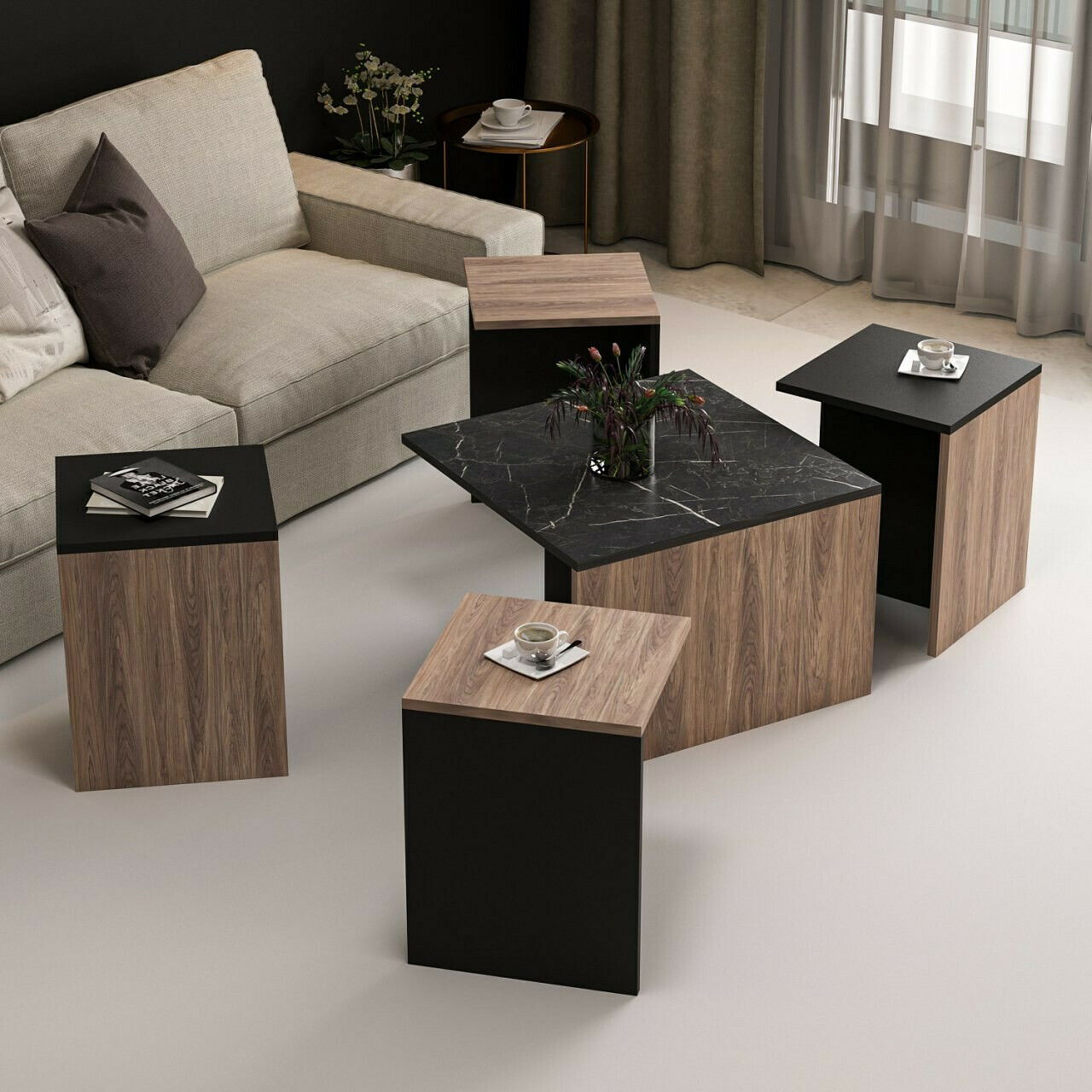Conjunto mesa de centro Kailua 121