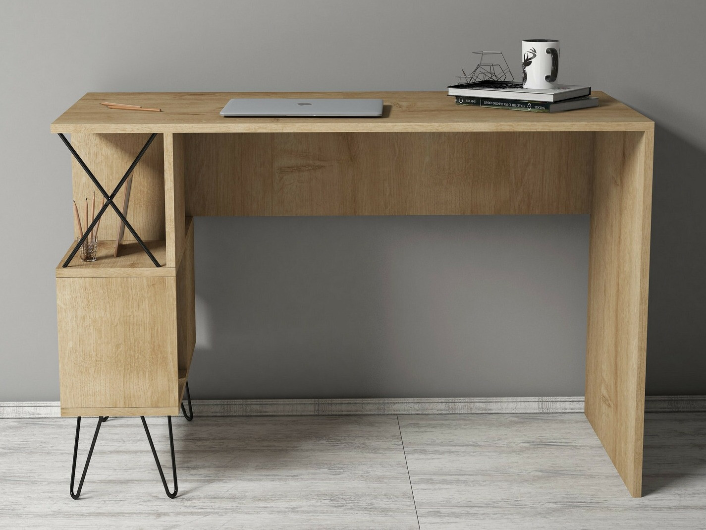 Mesa de oficina Kailua 139 (Roble)