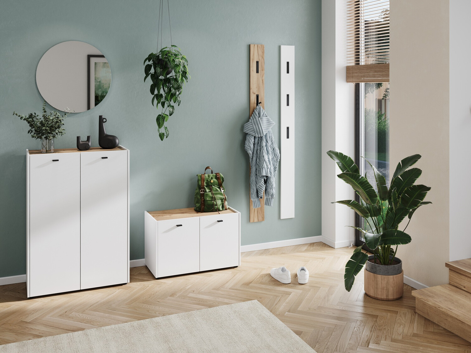 Perchero Cirsale 100 (Navarra roble)