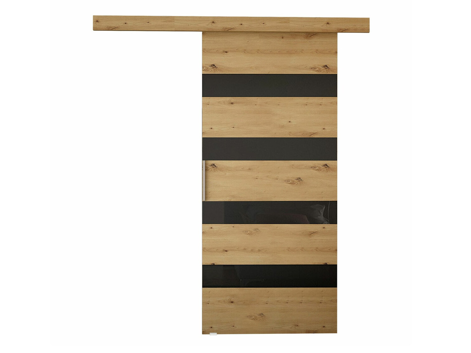 Puerta corredera Closico 179 (Roble Artisan + Negro)