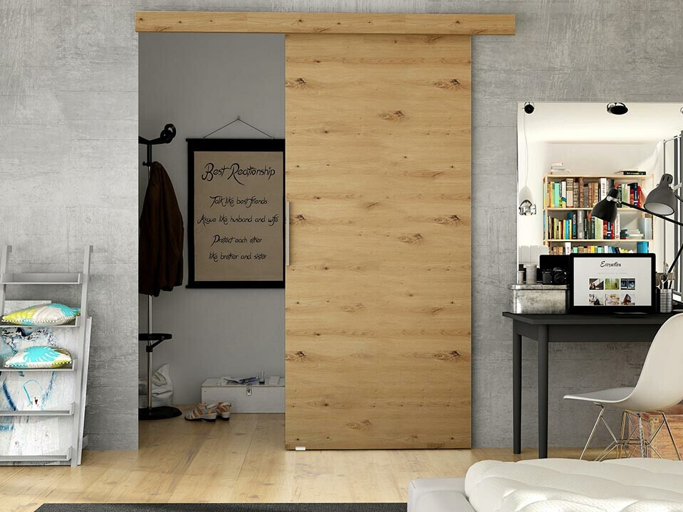 Puerta corredera Closico 183 (Roble Artisan)