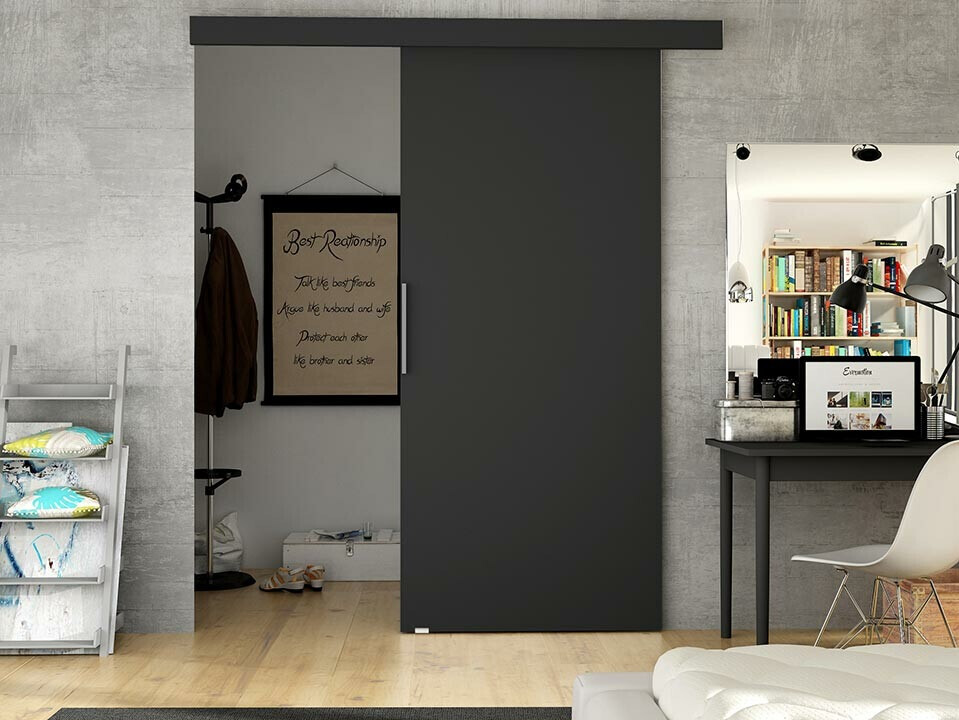 Puerta corredera Closico Fundus I (Negro)