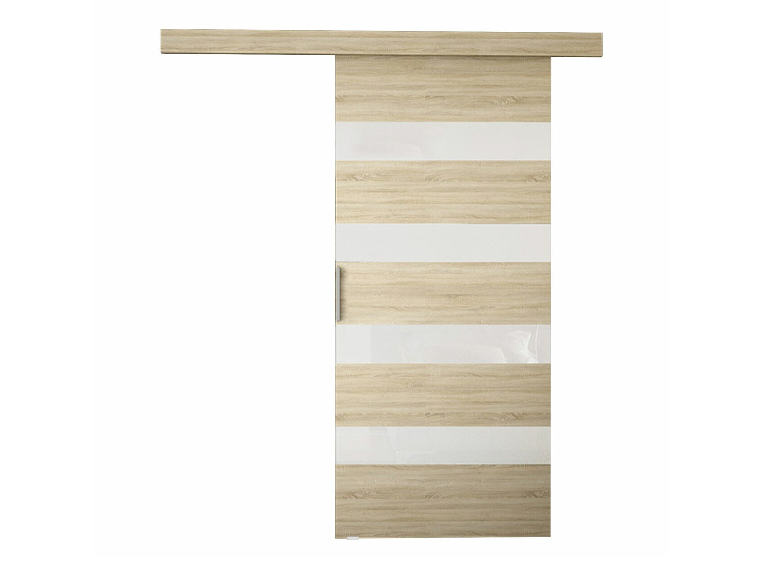 Puerta corredera Closico Fundus V (Roble Sonoma + Blanco)