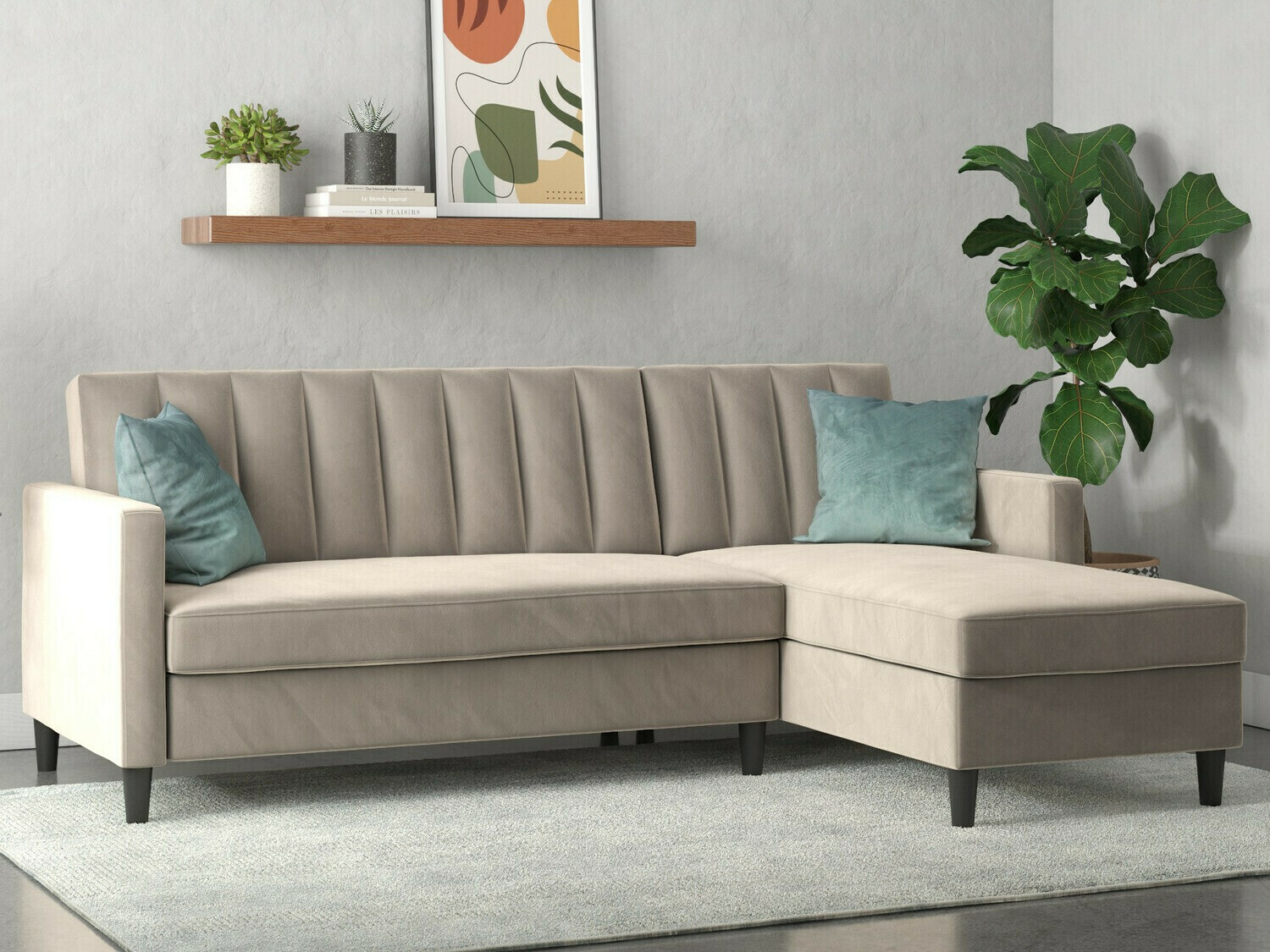 Sofá rinconero Tulsa 583 (Taupe)