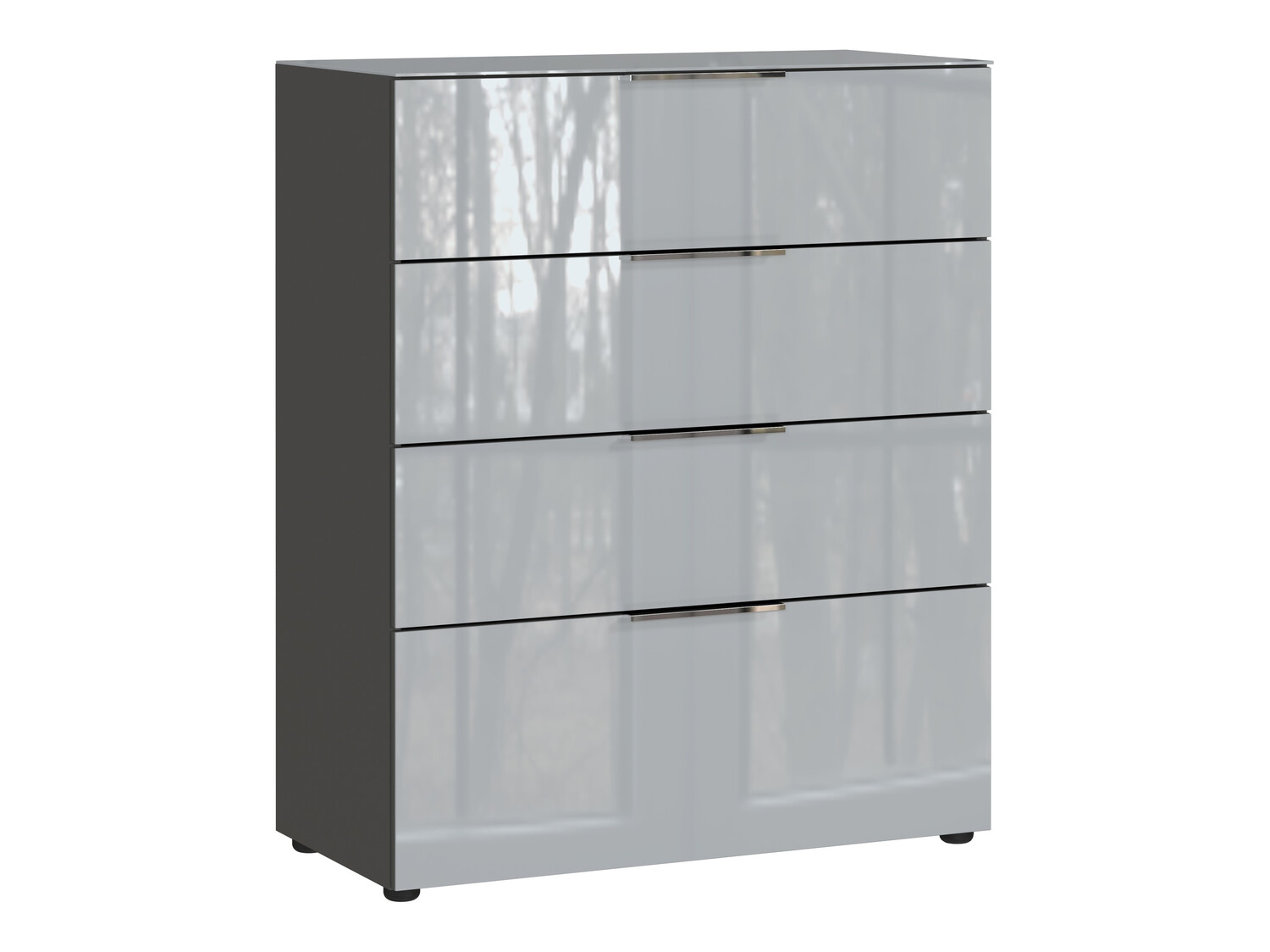 Juego de muebles Sacramento 430 (Gris brillante + Grafito)