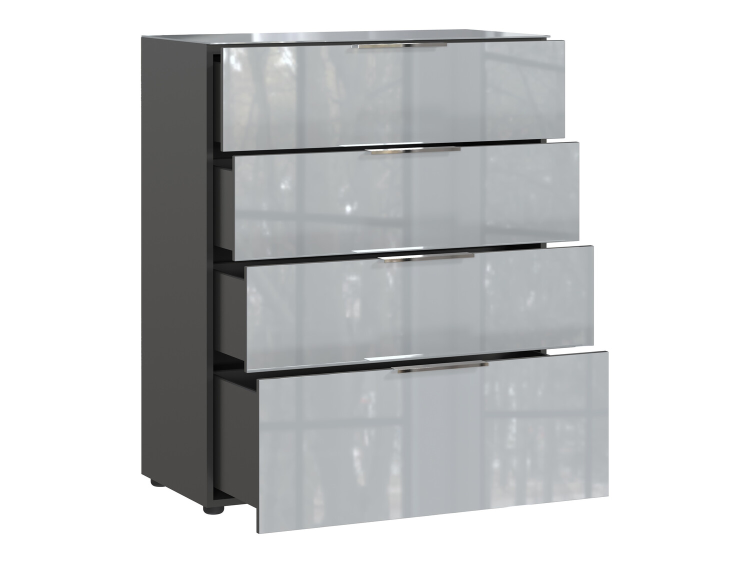 Juego de muebles Sacramento 430 (Gris brillante + Grafito)