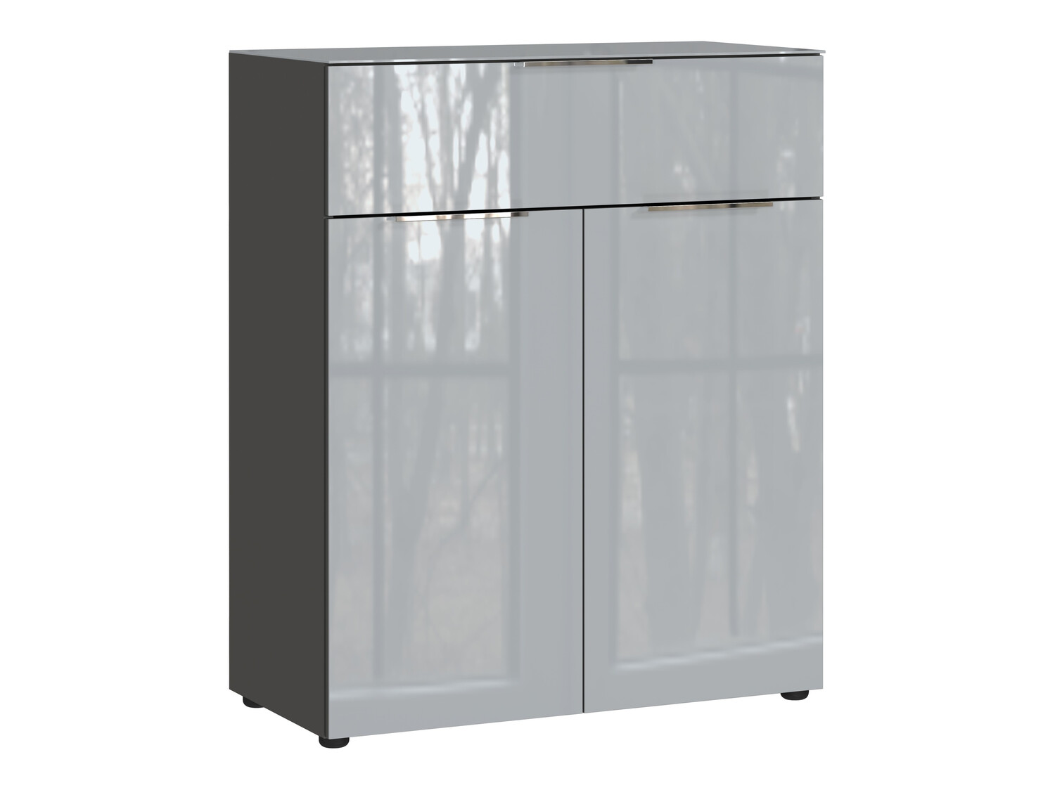 Juego de muebles Sacramento 430 (Gris brillante + Grafito)