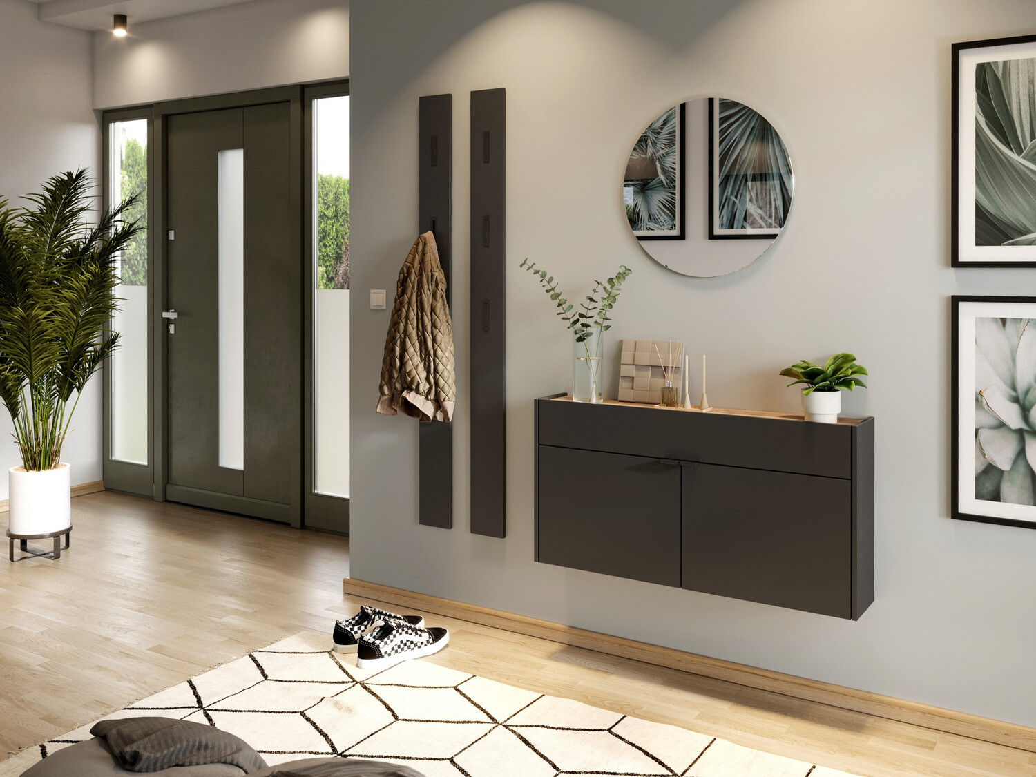 Perchero Cirsale 100 (Grafito)