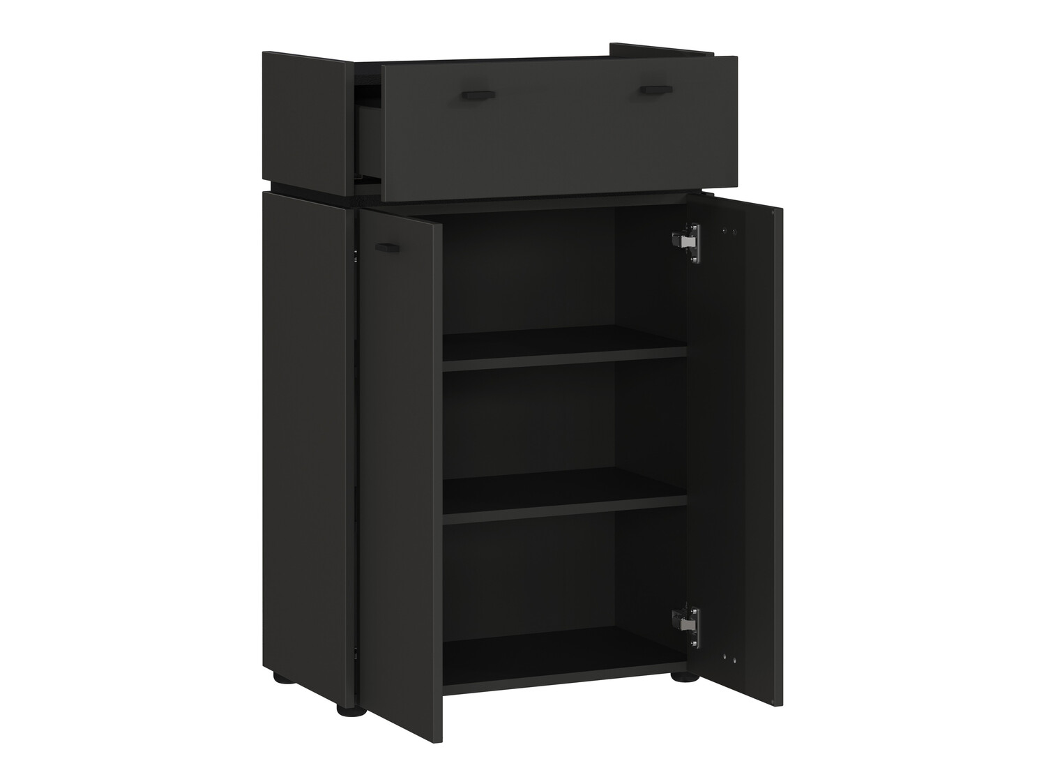 Armario de pie para baño Larsalu 101 (Grafito)