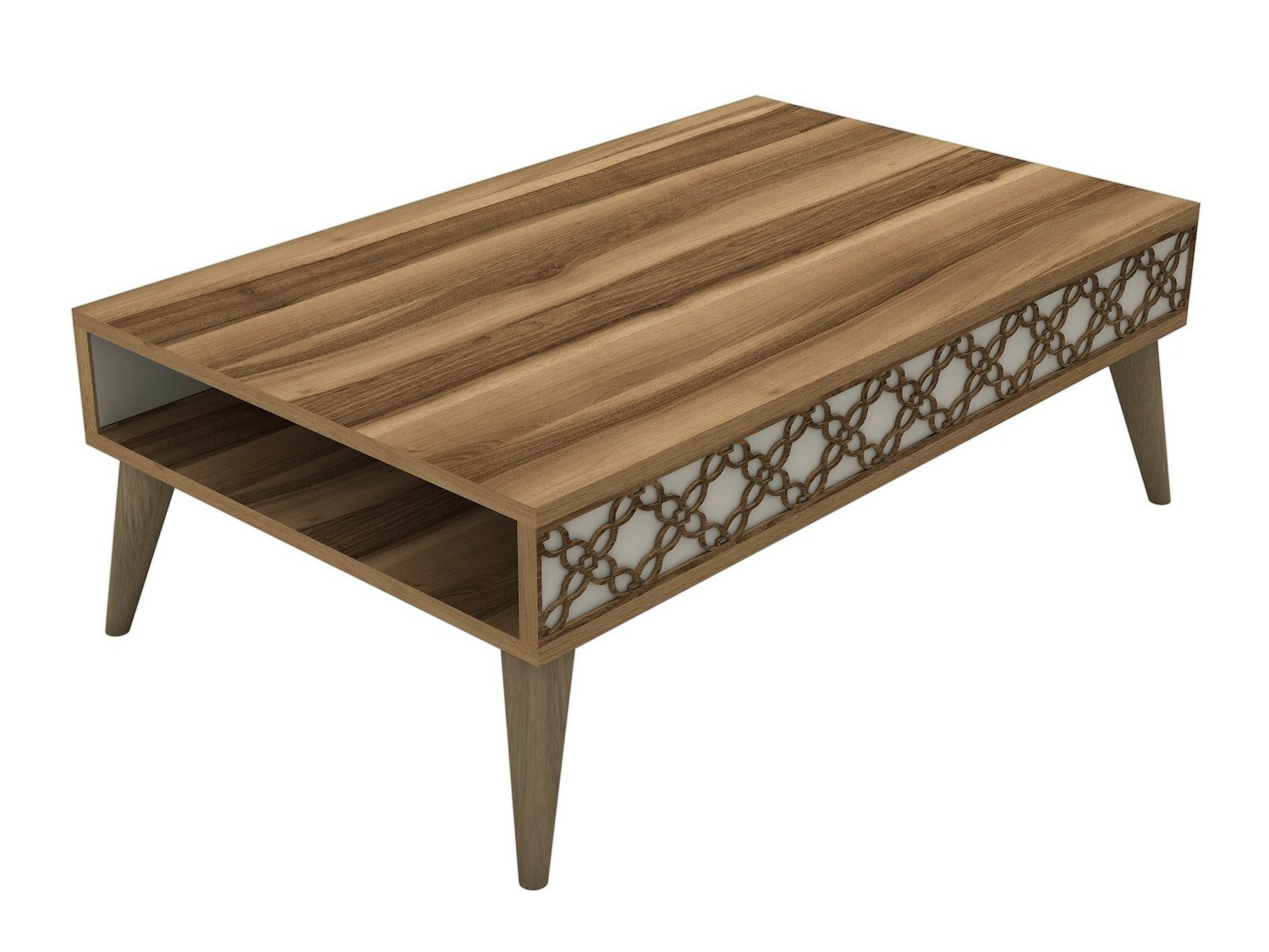 Mesa de centro Kailua 159 (Nuez + Crema)