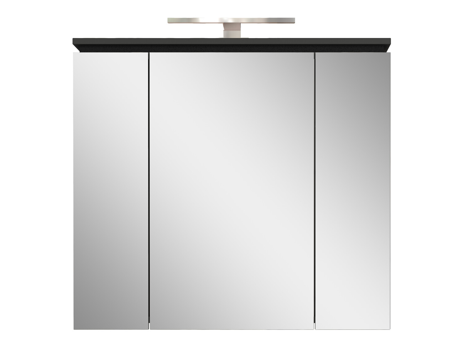 Mueble para baño con espejo Larsalu 104 (Grafito)