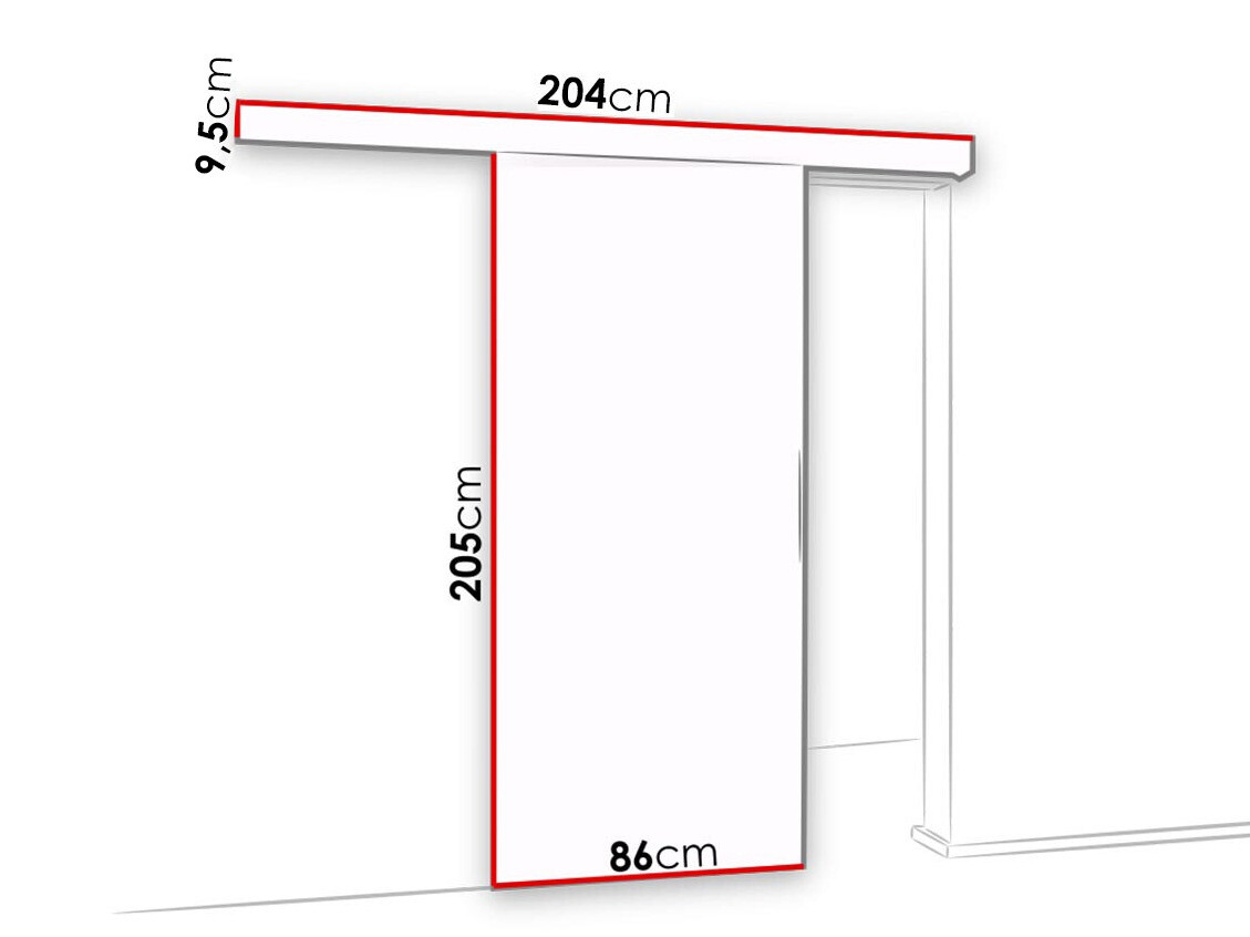 Puerta corredera Dover 180