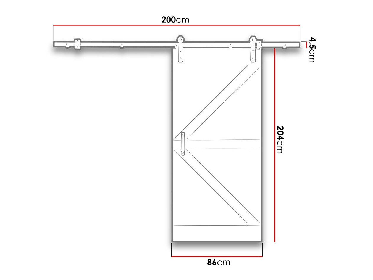 Puerta corredera Dover 195