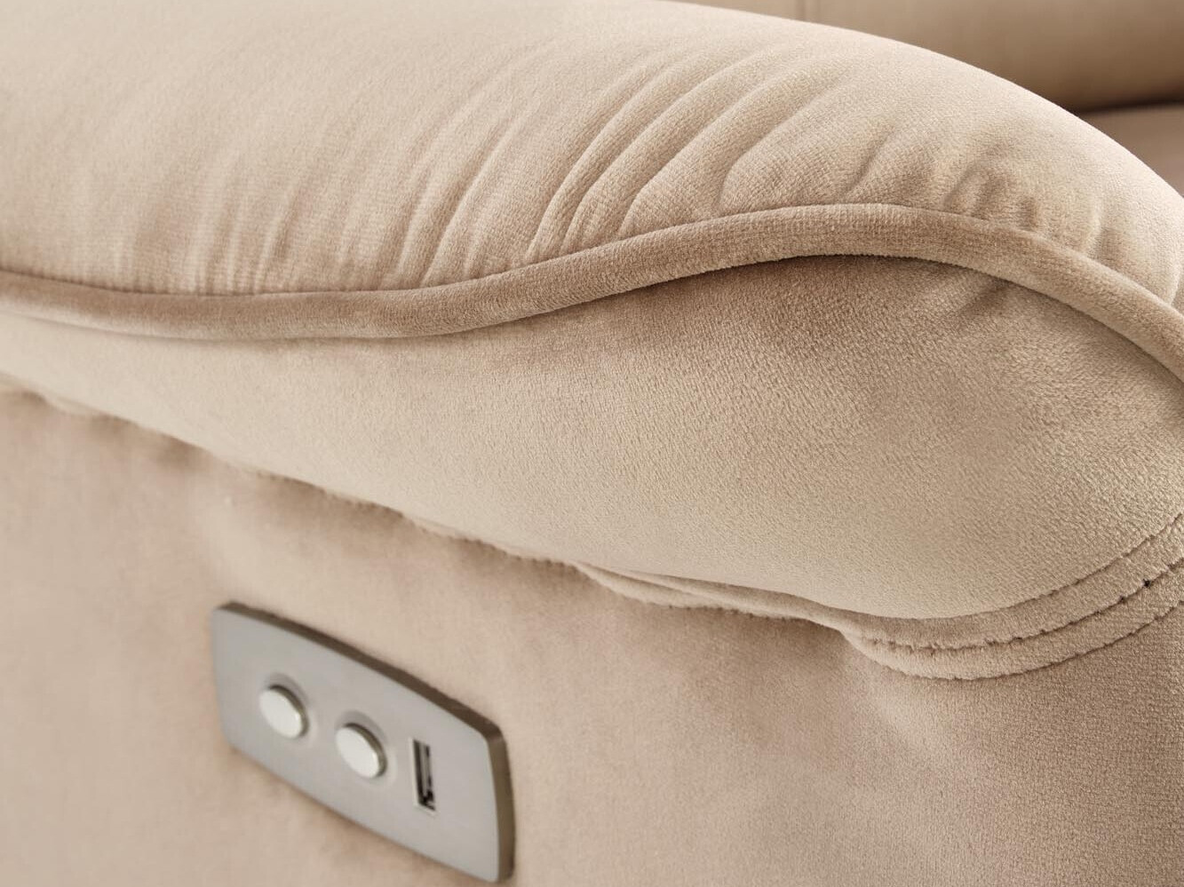 Sillón reclinable Houston 1543 (Beige)