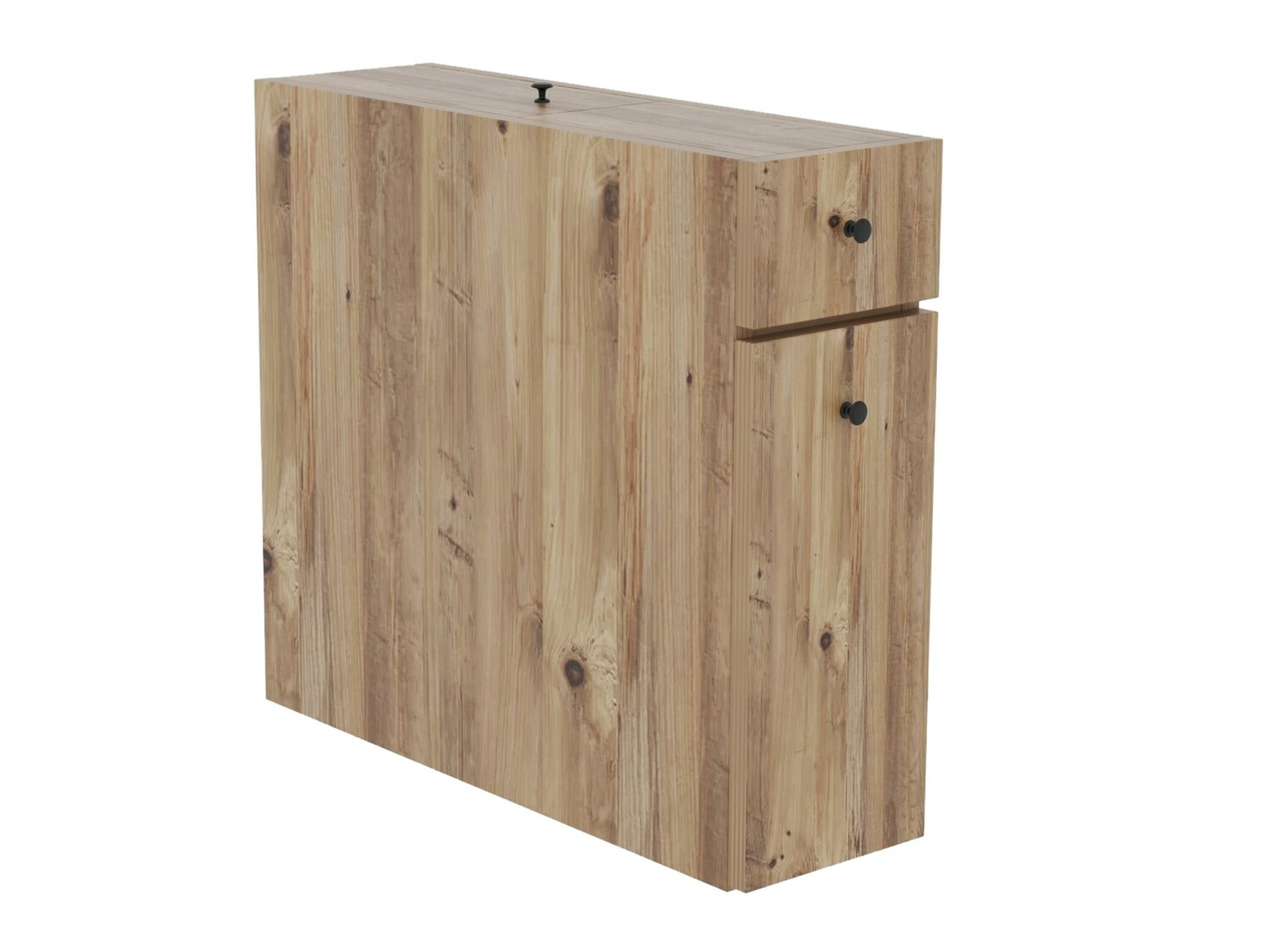 Armario de pie para baño Kailua 183 (Roble)