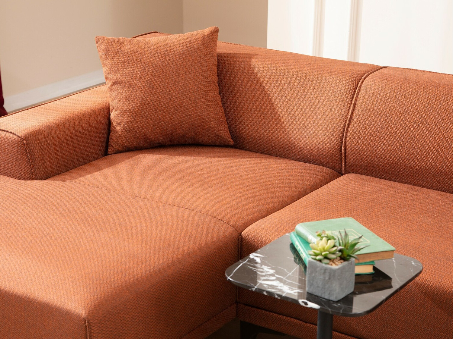 Sofá rinconero Altadena 136 (Naranja)