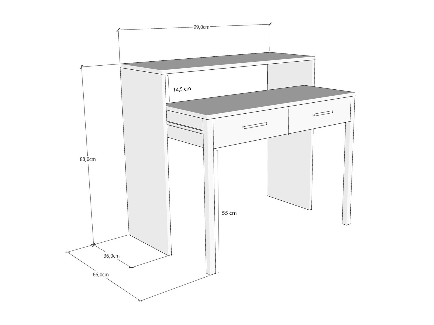 Mesa de oficina Kailua 192