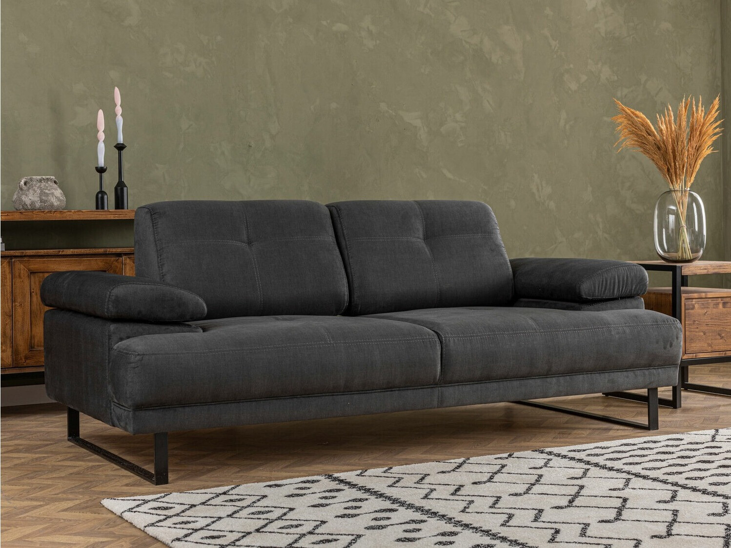 Sofá Altadena 158 (Antracita)