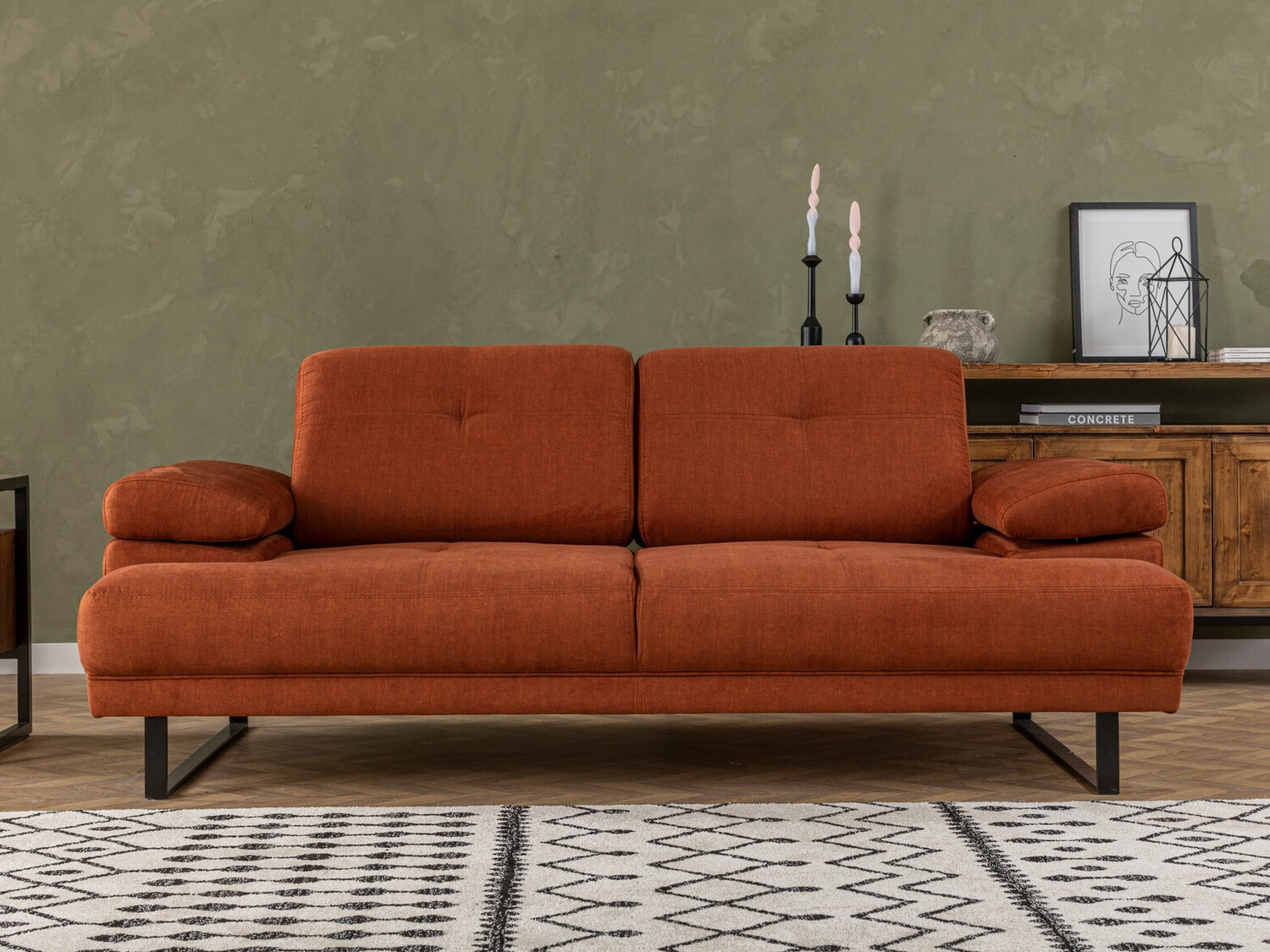 Sofá Altadena 158 (Naranja)