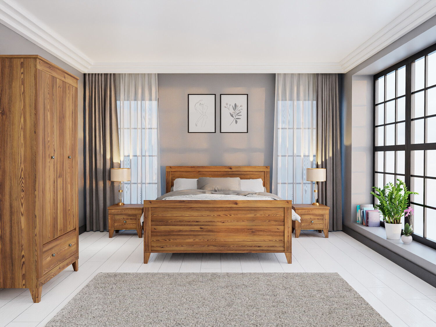 Conjunto de dormitorio Lirmora 126