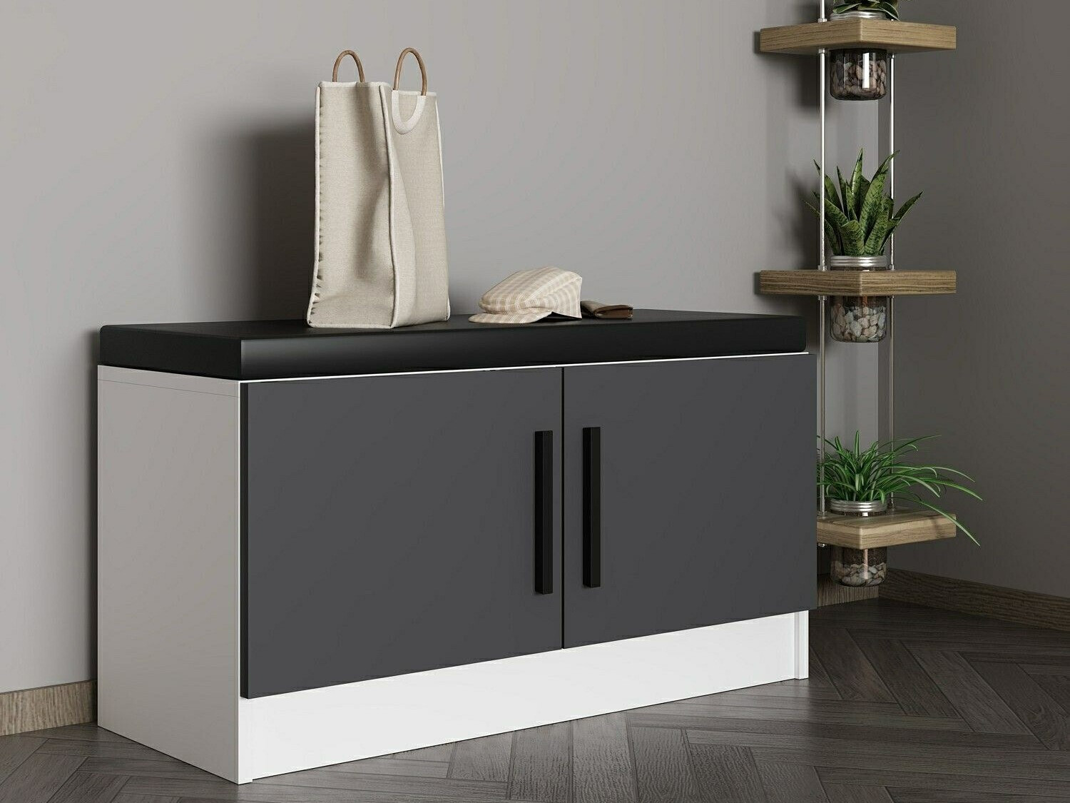 Zapatero Kailua A137 (Blanco + Antracita)