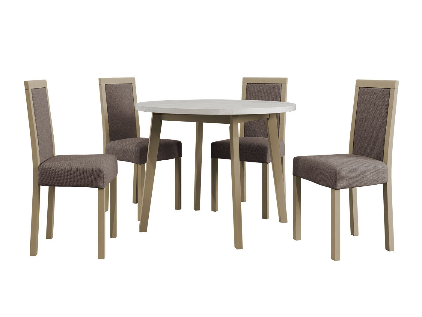 Conjunto de comedor Victorville 304 (Roble Sonoma)