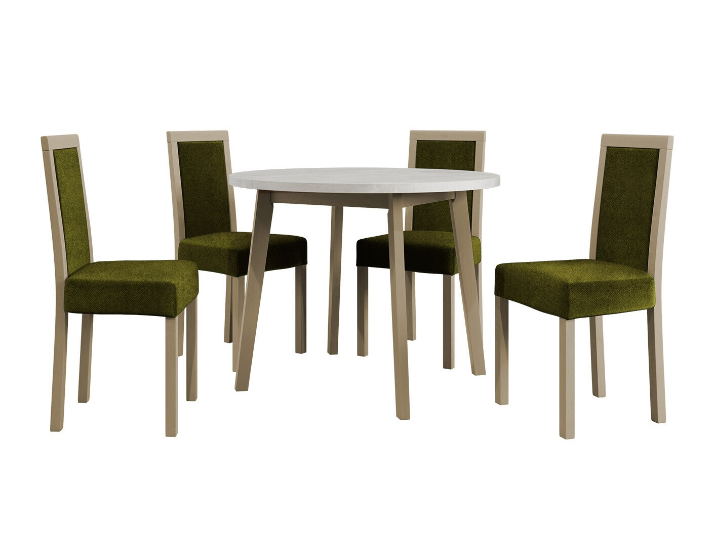 Conjunto de mesas y sillas para comedor Victorville 304 (Roble Sonoma)