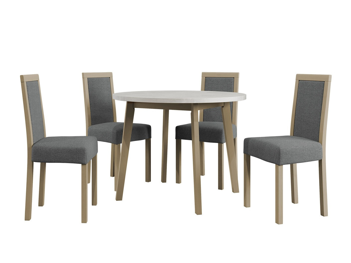 Conjunto de mesas y sillas para comedor Victorville 304 (Roble Sonoma)