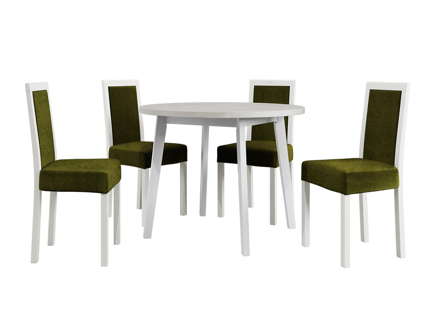 Conjunto de comedor Victorville 304 (Blanco)
