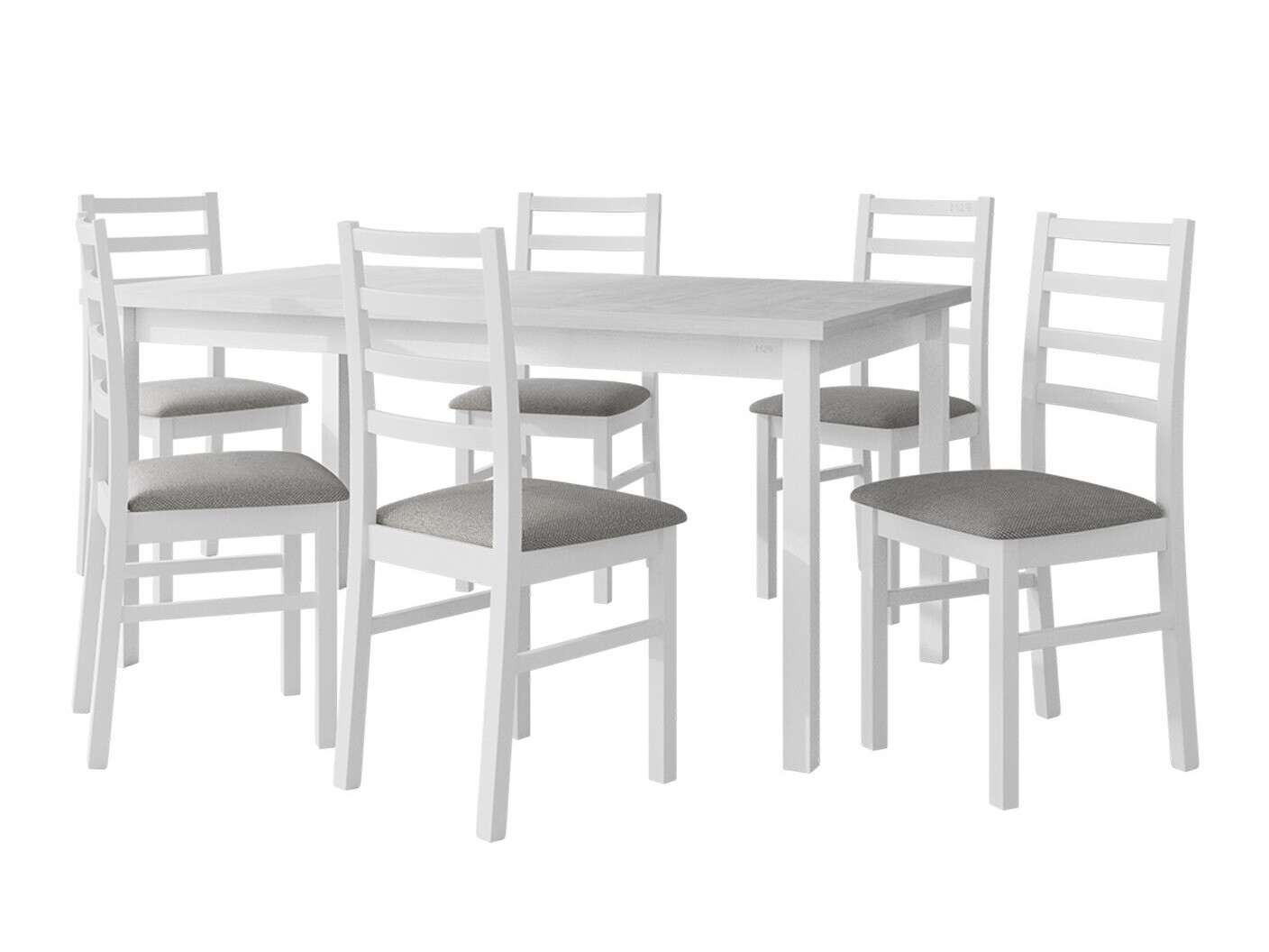Conjunto de comedor Victorville 307 (Blanco)