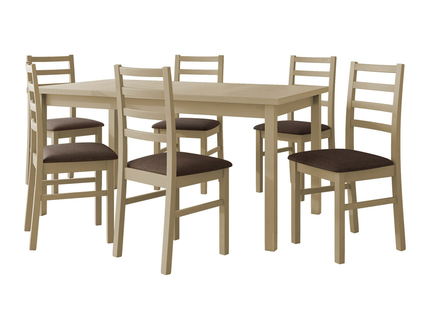 Conjunto de comedor Victorville 307 (Roble Sonoma)