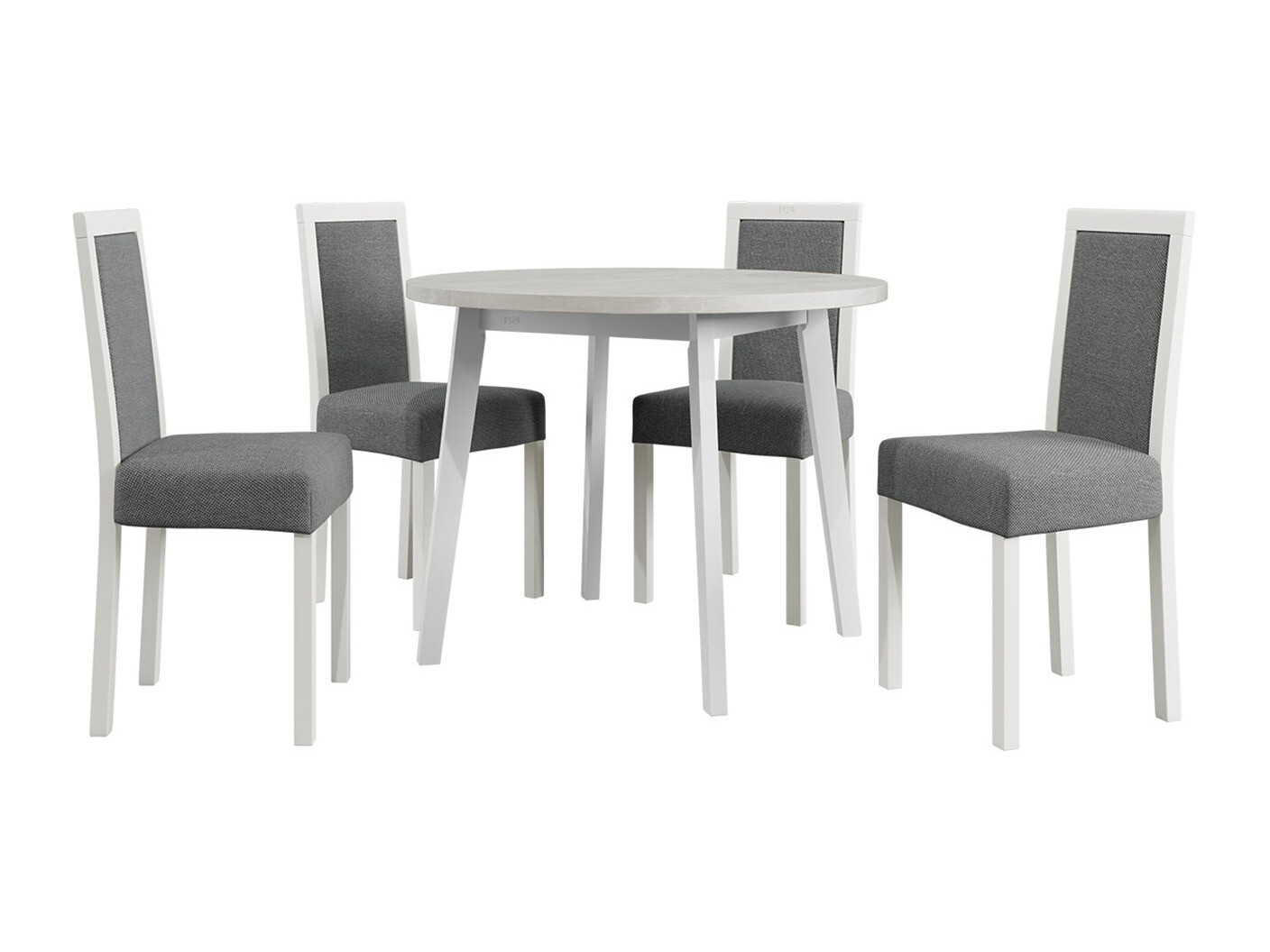 Conjunto de mesas y sillas para comedor Victorville 304 (Blanco)